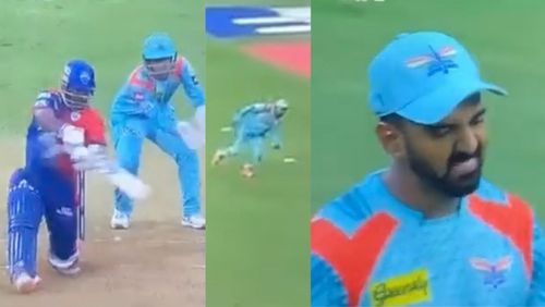 Snippets from KL Rahul's drop today. (PC: Twitter)