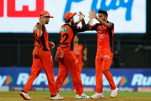 Umran Malik claimed three wickets with the ball. Pic: IPLT20.COM