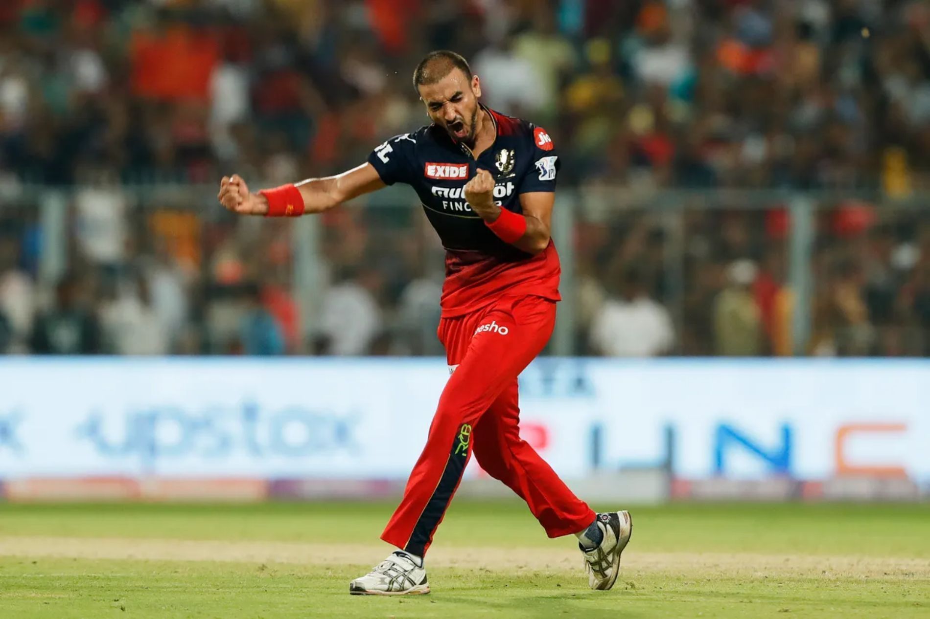 RCB pacer Harshal Patel excelled at the death again. Pic: IPLT20.COM