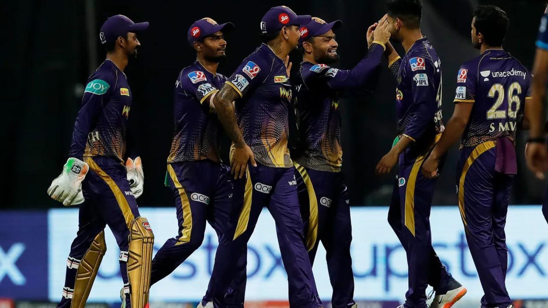 Kolkata Knight Riders in action at the IPL 2022. (P.C.:iplt20.com)