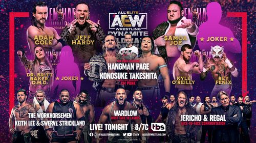 The AEW Dynamite card for this week's show