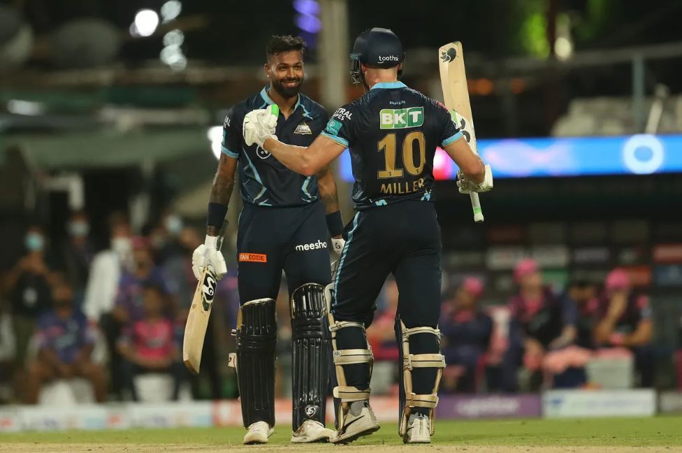 Hardik Pandya and David Miller's partnership took the Gujarat Titans across the line [P/C: iplt20.com]