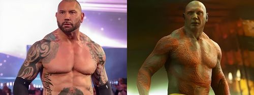 Batista as "Drax the Destroyer" in Guardians of the Galaxy Vol. II