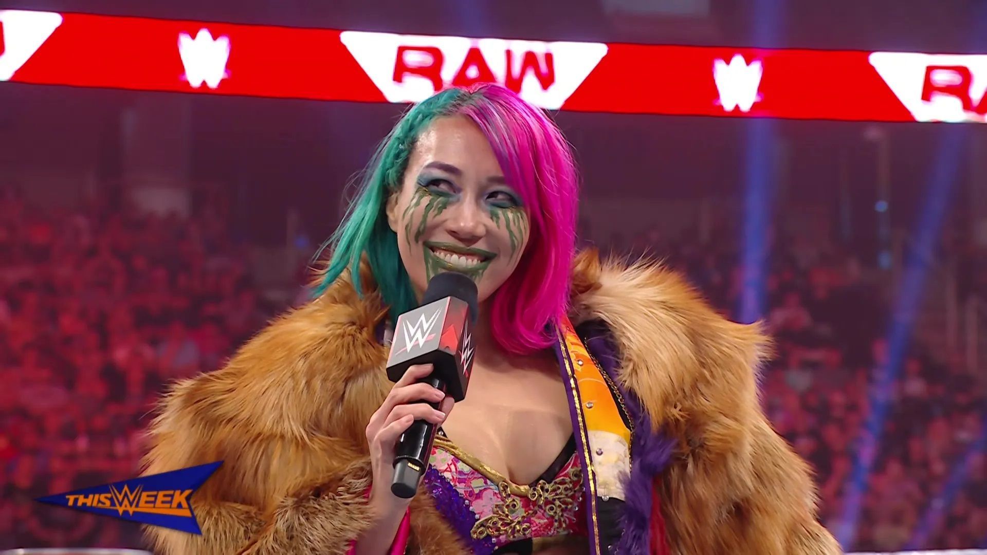 Asuka recently returned to RAW