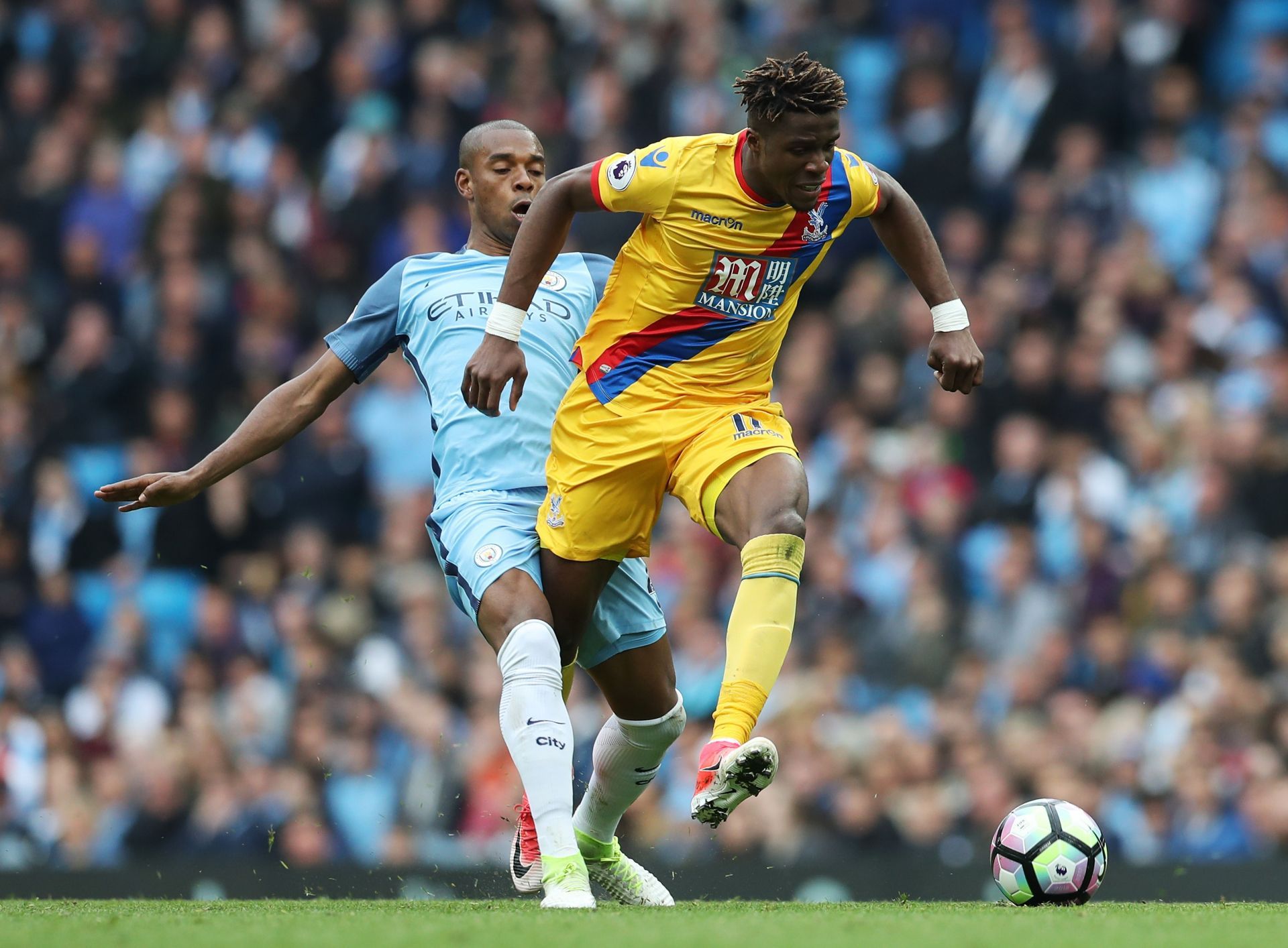 Wilfried Zaha has been one of the most fouled players in the Premier League this season