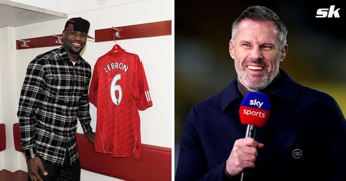 Jamie Carragher invites Liverpool fan LeBron James to Champions League final