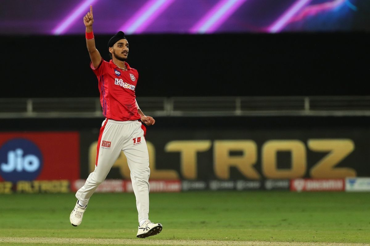 Arshdeep Singh took 3/23 against SRH in 2020