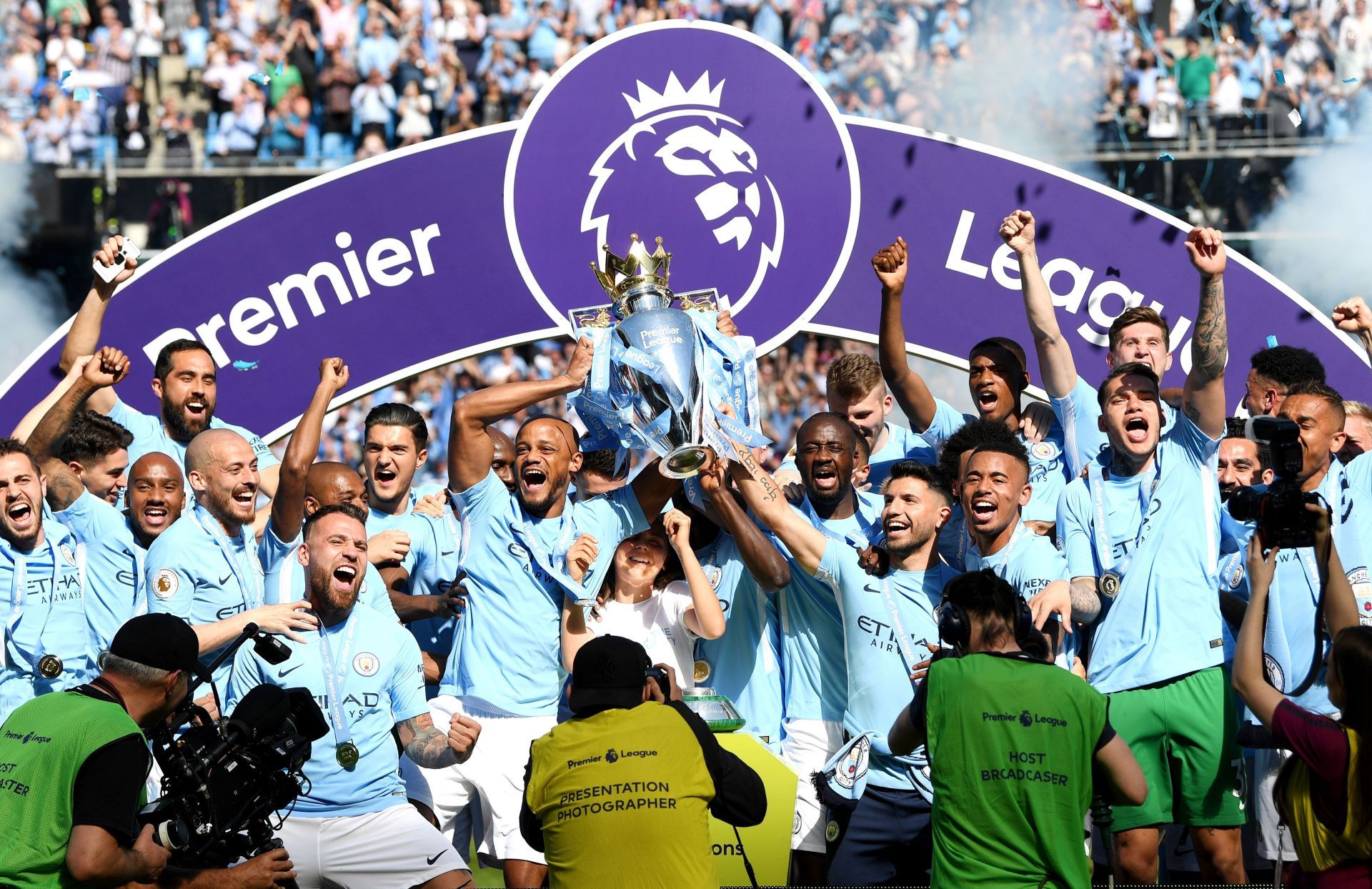 Manchester City won the 2017-18 Premier League