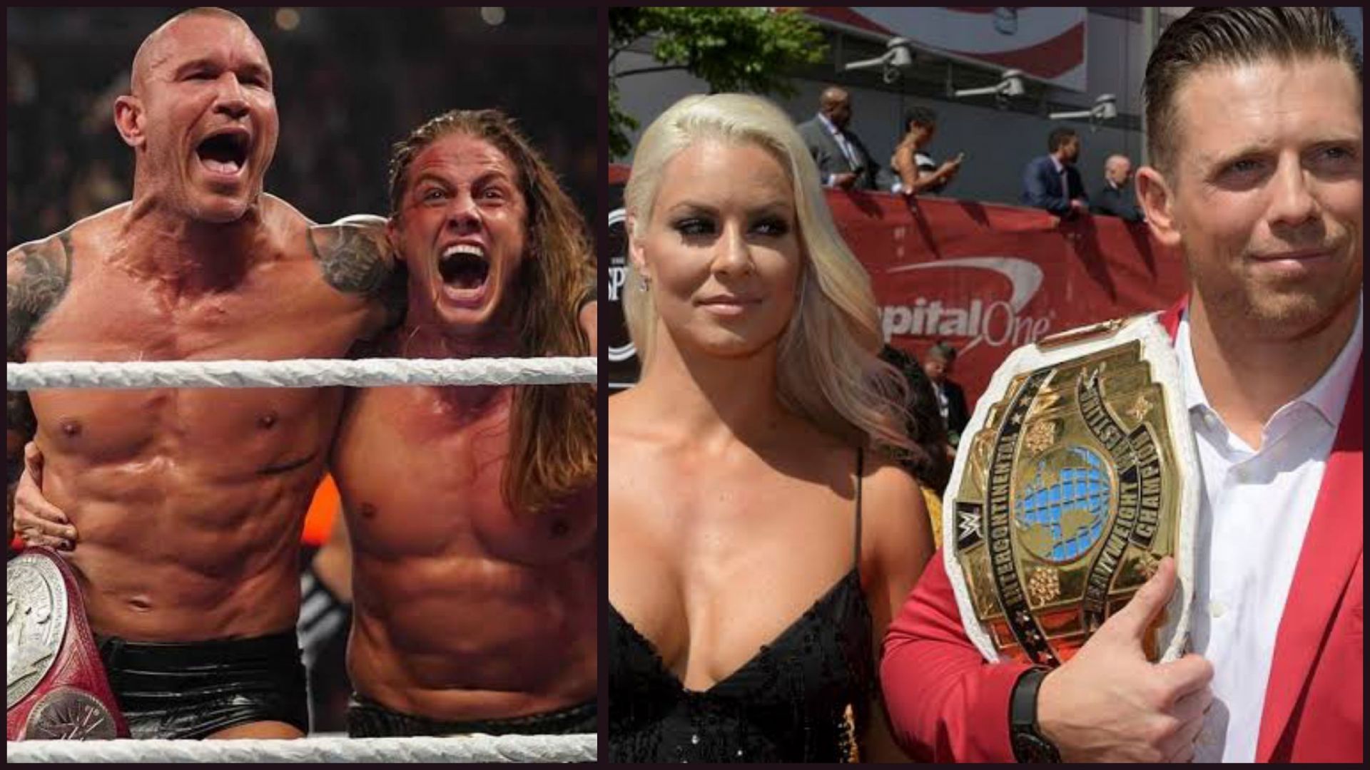 RK-Bro (L); The Miz and Maryse (R)