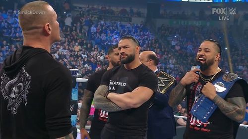 Roman Reigns wasn't impressed with Randy Orton