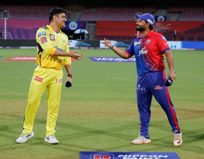 एम एस धोनी और ऋषभ पंत (Photo Credit - IPLT20)