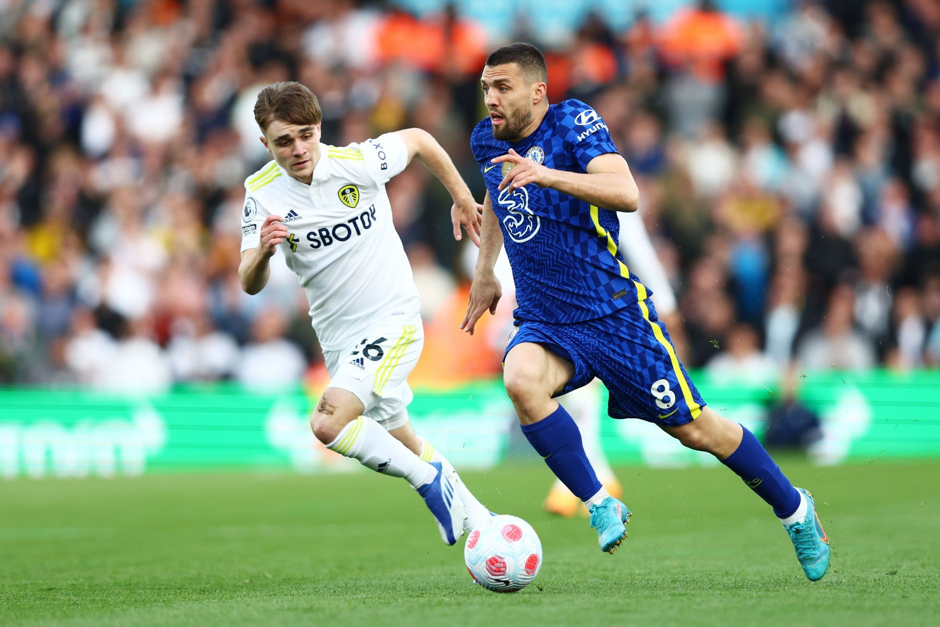 Kovacic in action for the Blues
