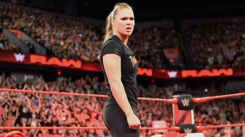 Ronda Rousey is a former WWE RAW Women's Champion