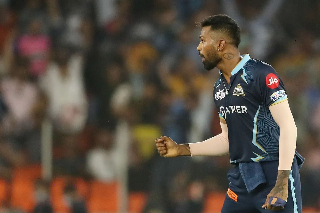 Hardik Pandya led Gujarat Titans to the IPL title (Pic Credits: IPLT20.com)