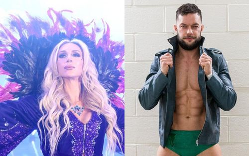 (L) : Charlotte Flair (R) Finn Balor