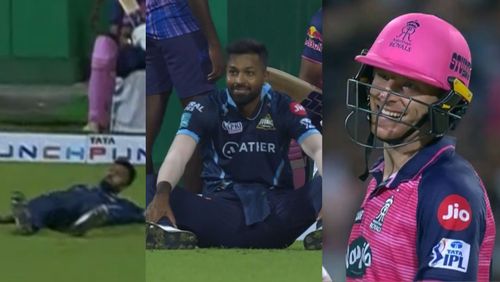 Snippets from Hardik Pandya's dropped catch today.