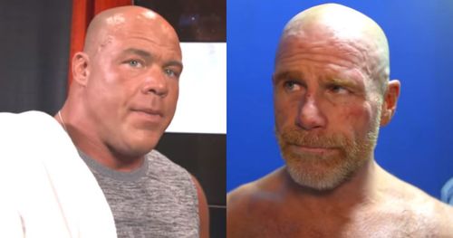 WWE Hall of Famers Kurt Angle and Shawn Michaels