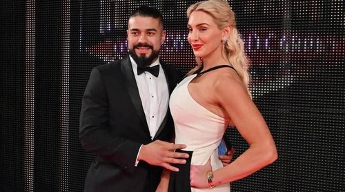 Andrade El Idolo and Charlotte Flair!