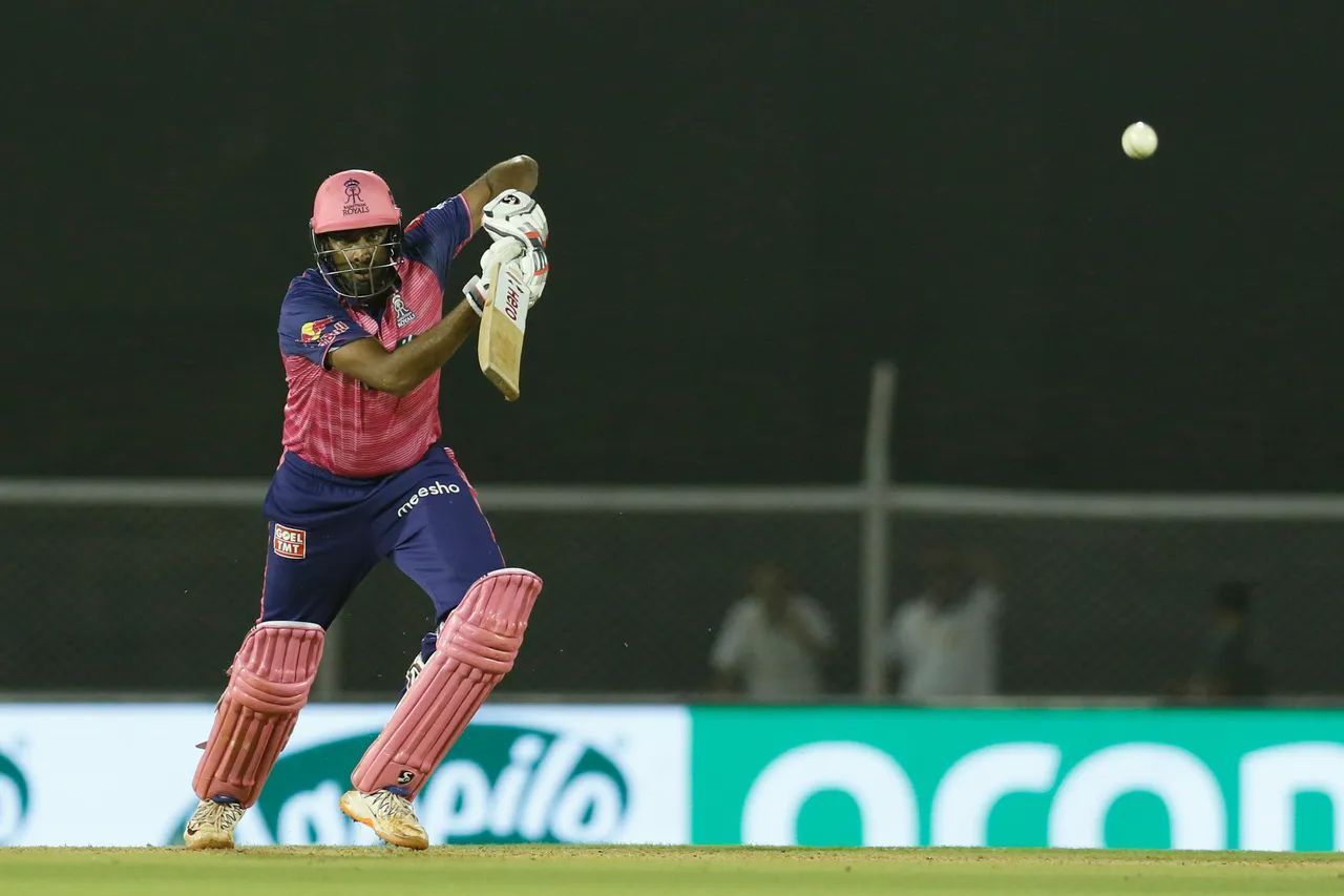 Ravichandran Ashwin batting against CSK