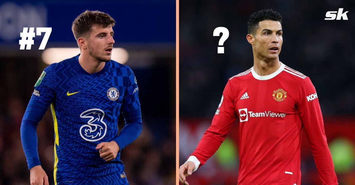 Chelsea&#039;s Mason Mount (left) and Manchester United&#039;s Cristiano Ronaldo (right)