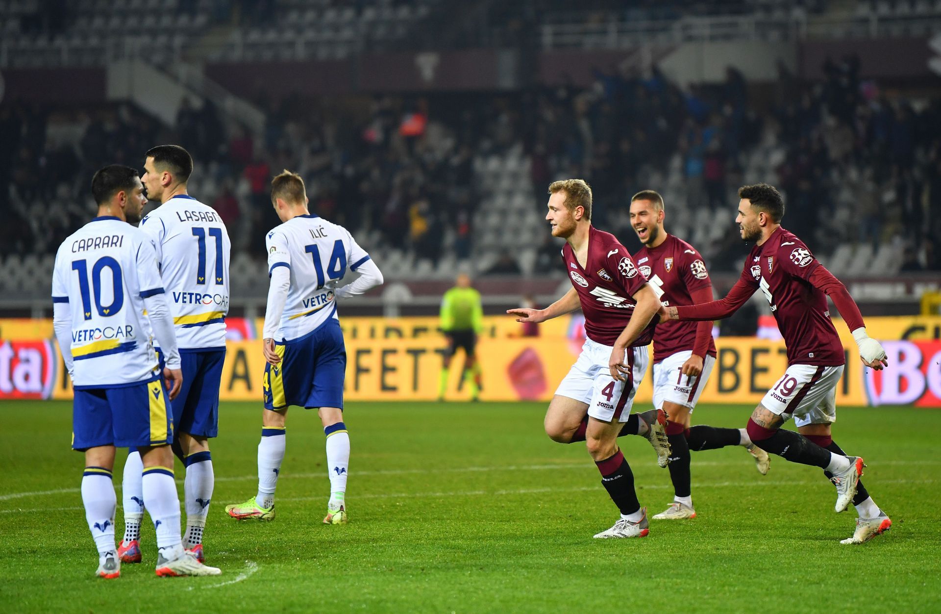 Hellas Verona play host to Torino on Saturday