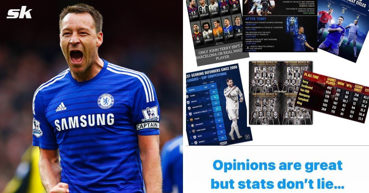 John Terry was not pleased with Virgil Van Dijk&#039;s list of the best EPL center-backs of all time.