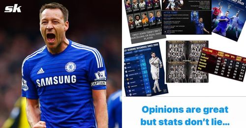 John Terry was not pleased with Virgil Van Dijk's list of the best EPL center-backs of all time.