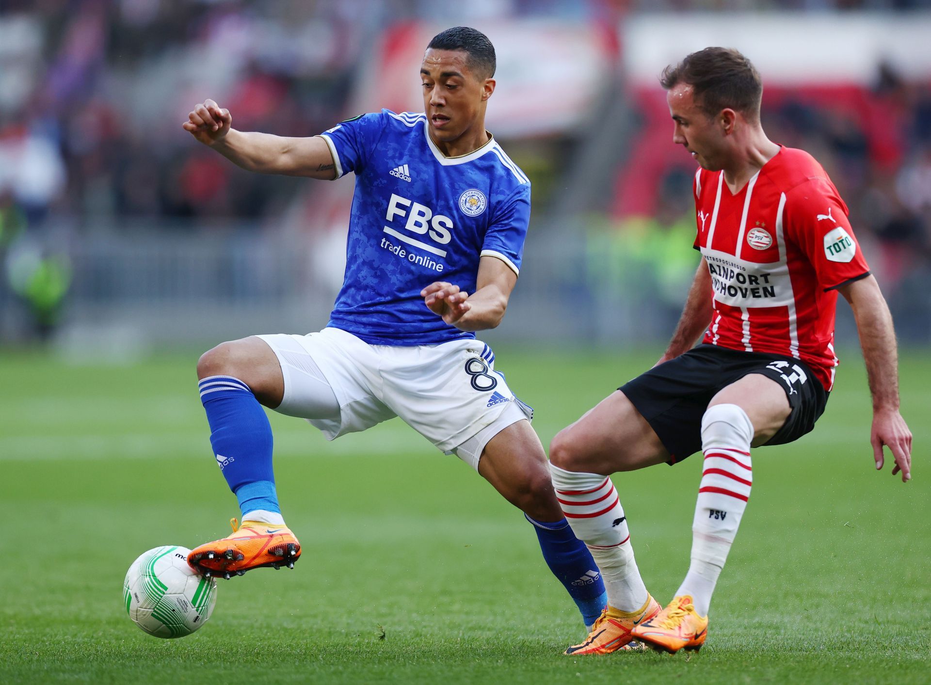 Youri Tielemans (left) has admirers at the Emirates.