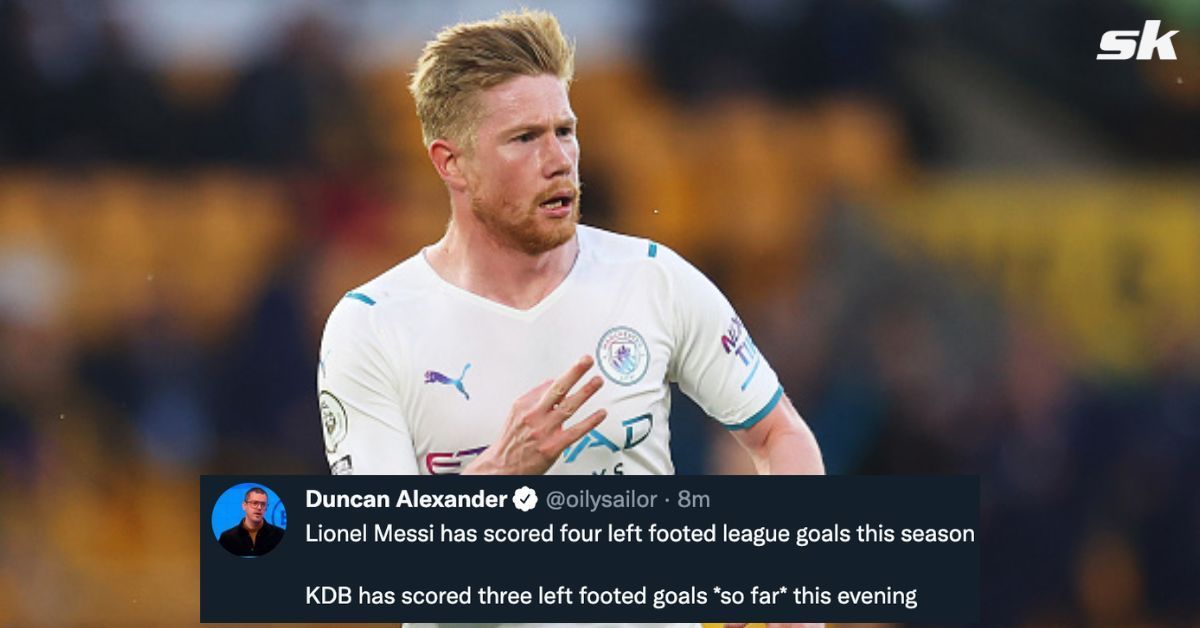 Fans laud Kevin de Bruyne for iconic display against Wolves