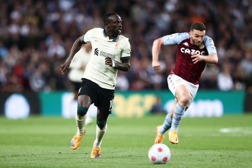 Sadio Mane (L) scored the Reds' winner against Aston Villa on Tuesday