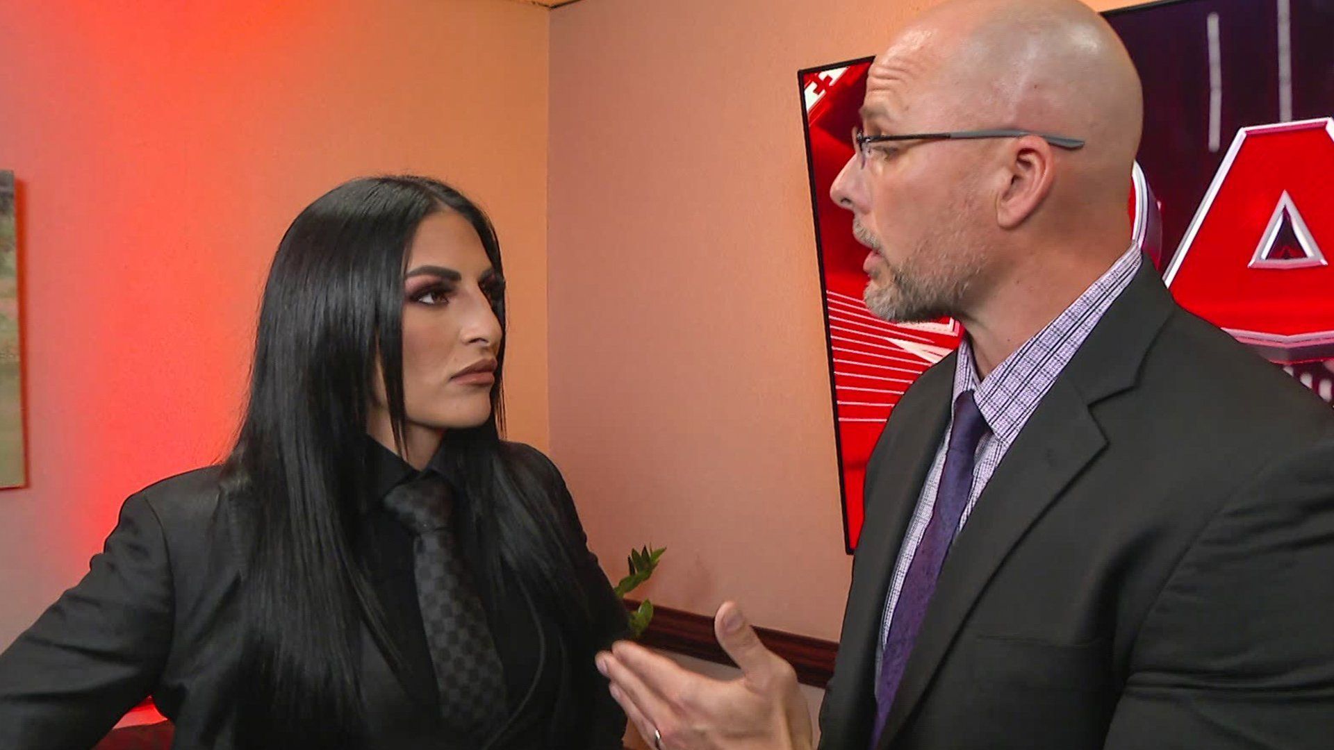 Sonya Deville and Adam Pearce