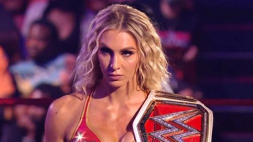 Charlotte Flair on an episode of WWE RAW!