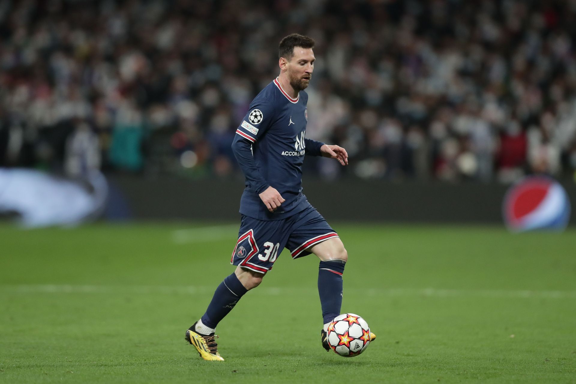 Lionel Messi has endured a difficult time at the Parc des Princes so far..