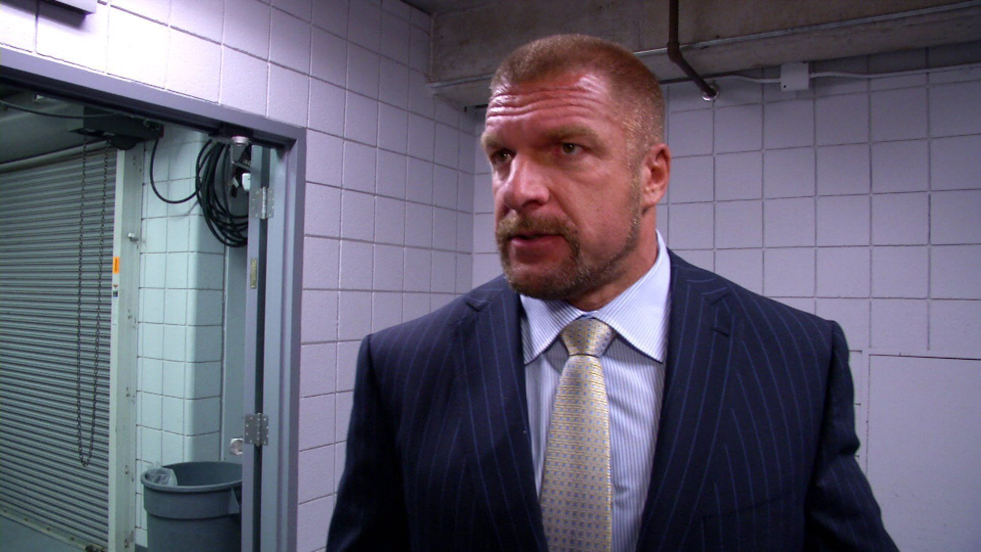 Triple H is retired from in-ring competition