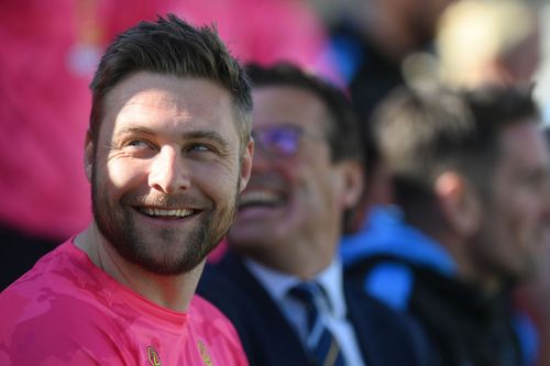 Luke Writing smiles during a Sussex CCC Photocall (Image courtesy: Getty Images)