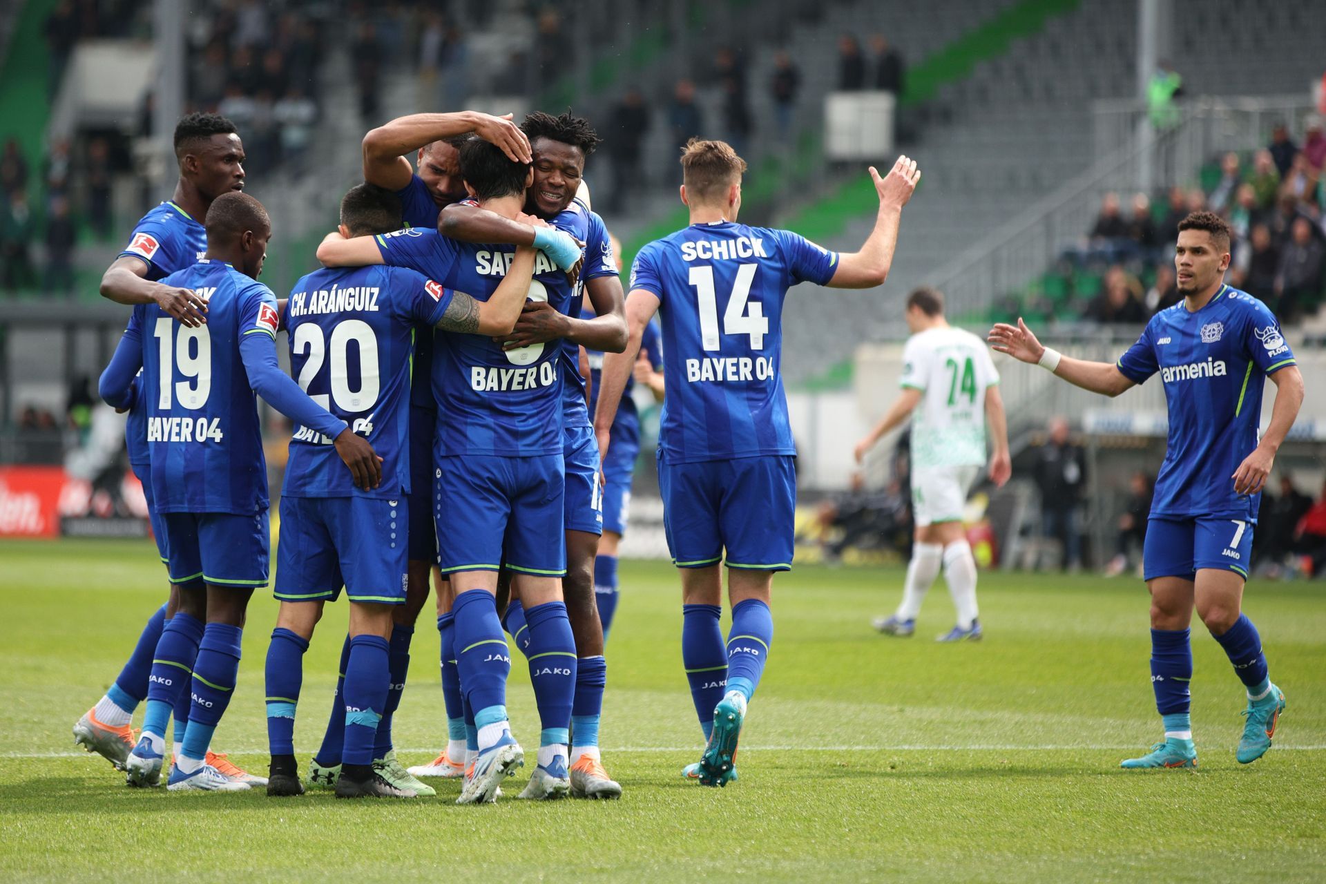 Bayer 04 Leverkusen will host Eintracht Frankfurt on Monday - Bundesliga