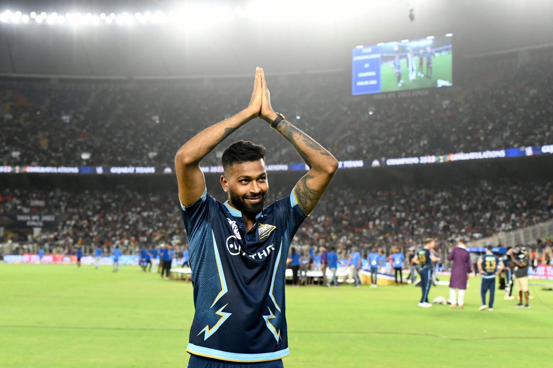 Hardik Pandya led the Gujarat Titans to the title in their maiden IPL season. [P/C: iplt20.com]