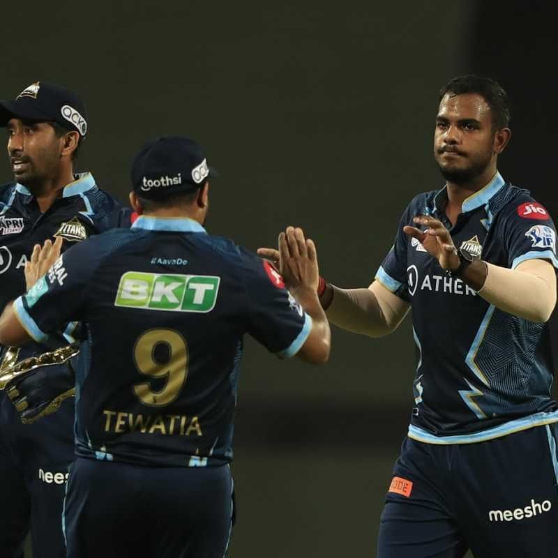 Yash Dayal played an integral role in the Titans' win.