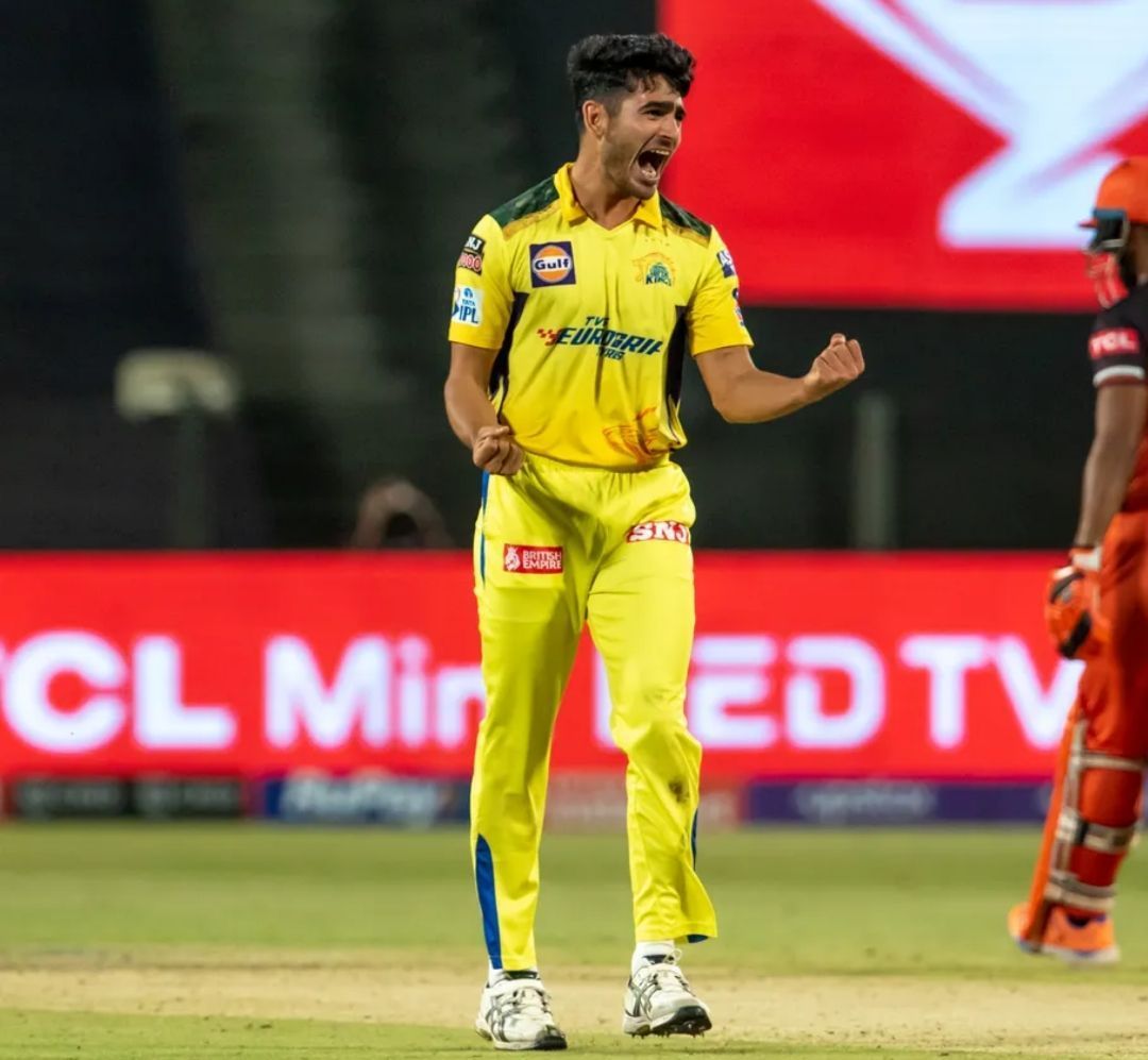 Mukesh Choudhary celebrating his wicket against SRH [P.C: IPLT20]