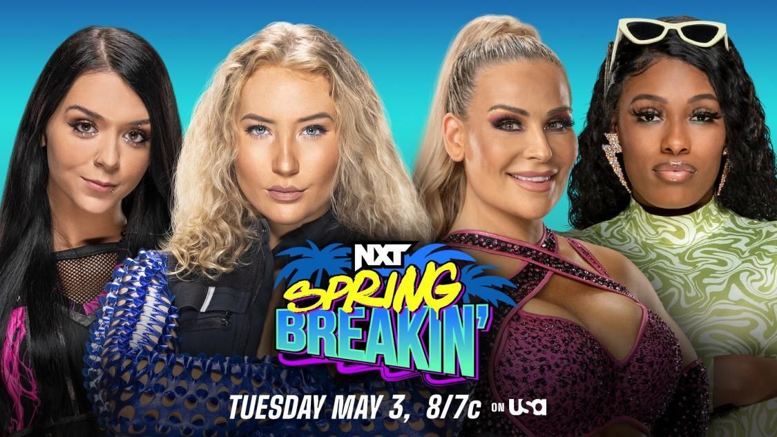 Natalya will give a boost to the tag team match at NXT Spring Breakin'