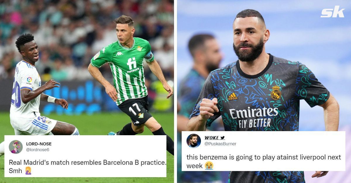Twitter reacts as Real Madrid play out a goalless draw against Real Betis