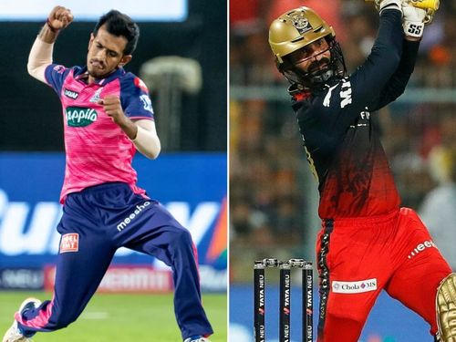 Yuzvendra Chahal and Dinesh Karthik will be crucial for their sides' chances to make the IPL final