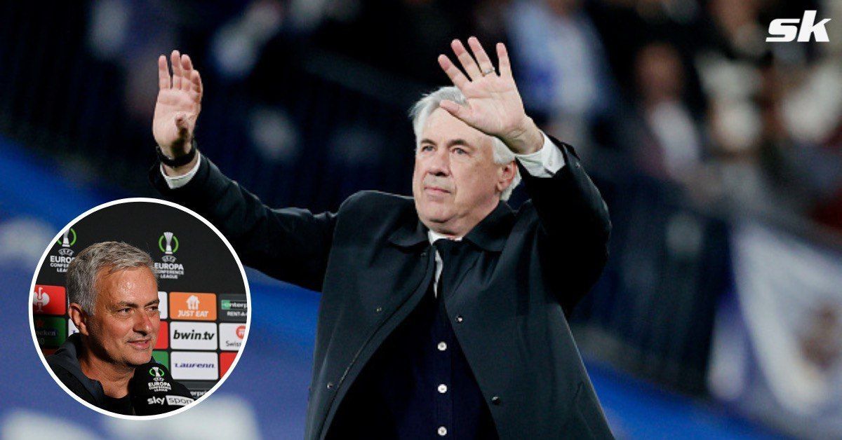 Jose Mourinho hails Real Madrid boss Carlo Ancelotti, urging him to win the Champions League final