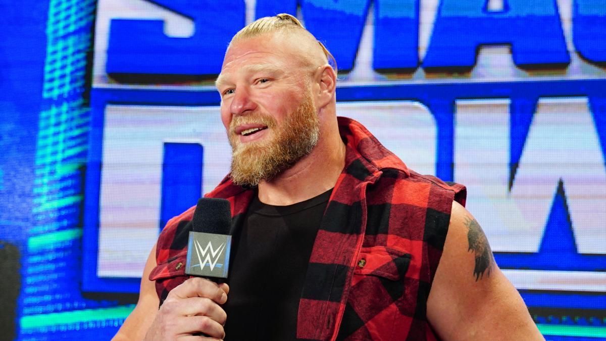 Brock Lesnar appearing on WWE SmackDown