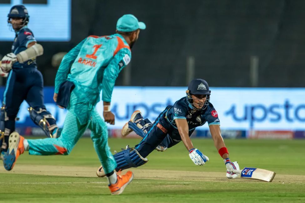 Shubman Gill almost ran himself out at the start of his innings [P/C: iplt20.com]