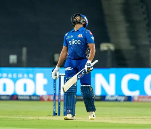 Rohit Sharma didn't hit a single half-century in the IPL 2022 [P.C: IPLT20]