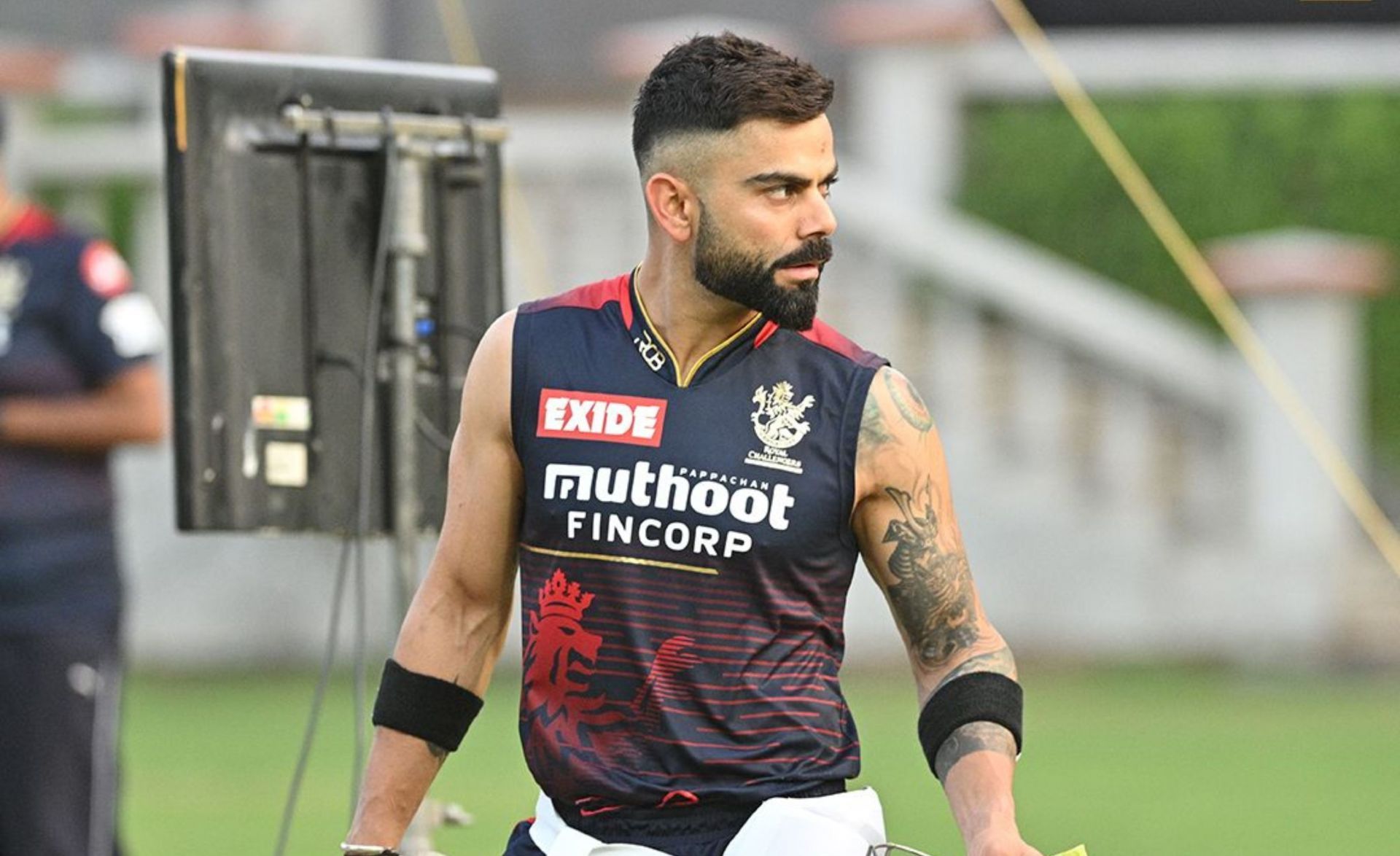 Virat Kohli in the nets (PC: Instagram)