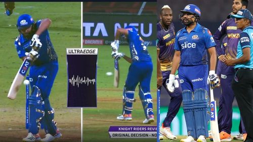 Rohit Sharma's controversial decision became a huge talking point of the MI vs KKR game. (P.C.:iplt20.com)