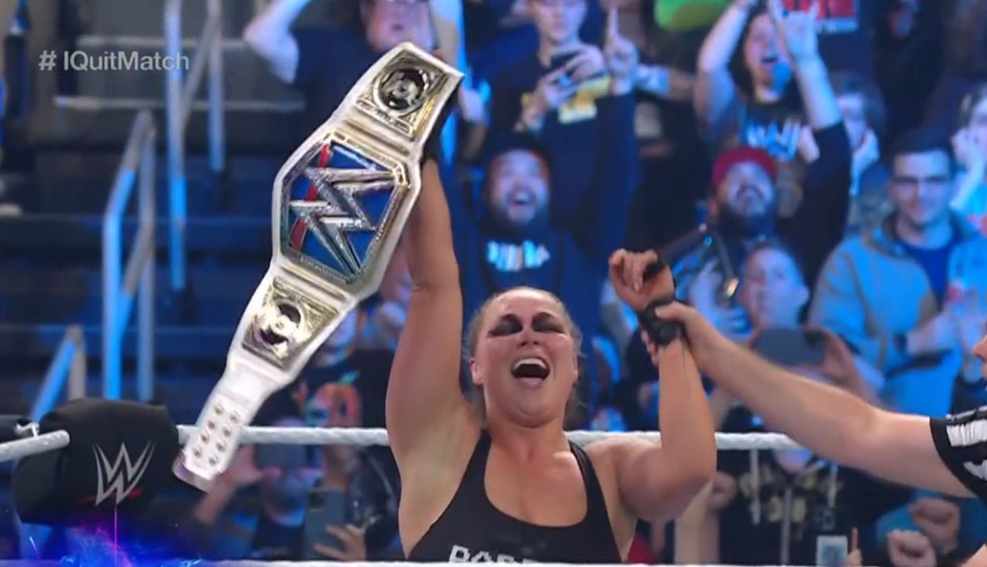 The new SmackDown Women's Champion awaits a new challenger