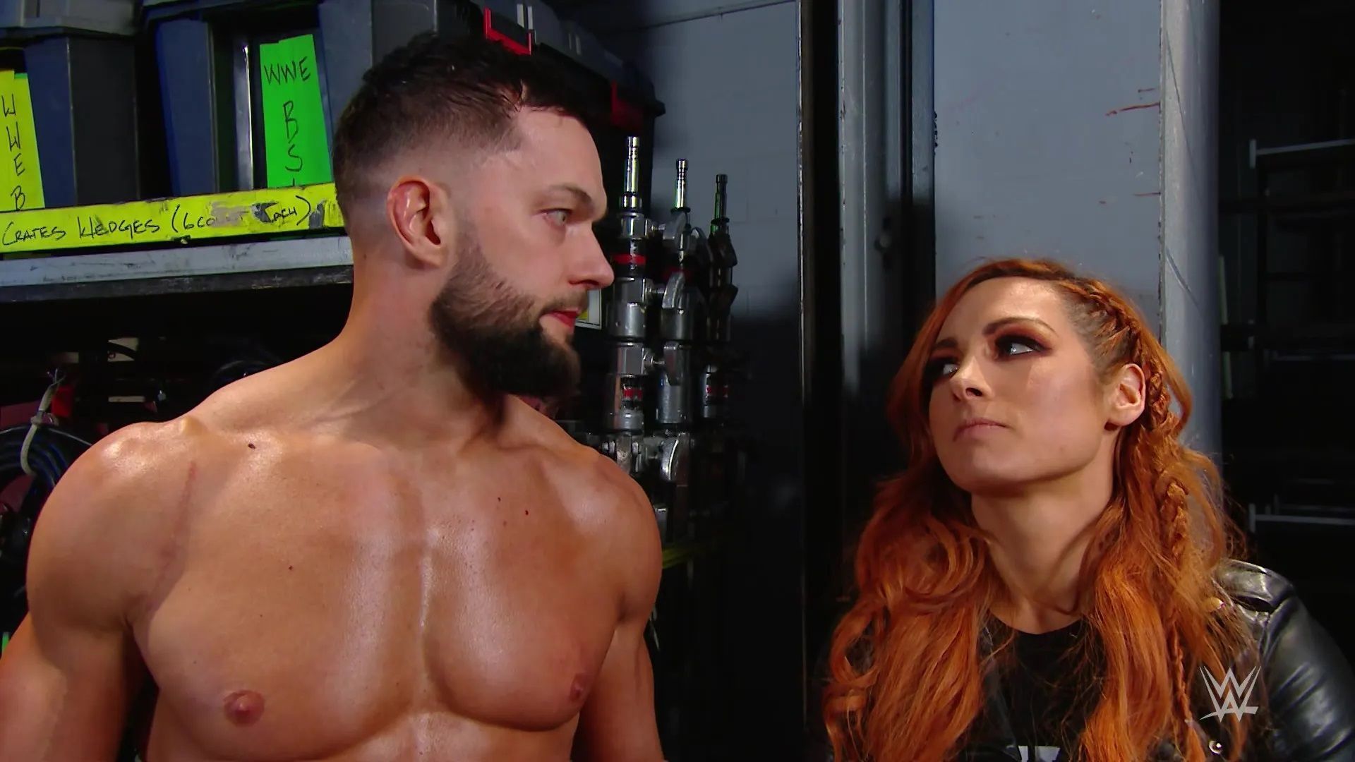 Finn Balor and Becky Lynch